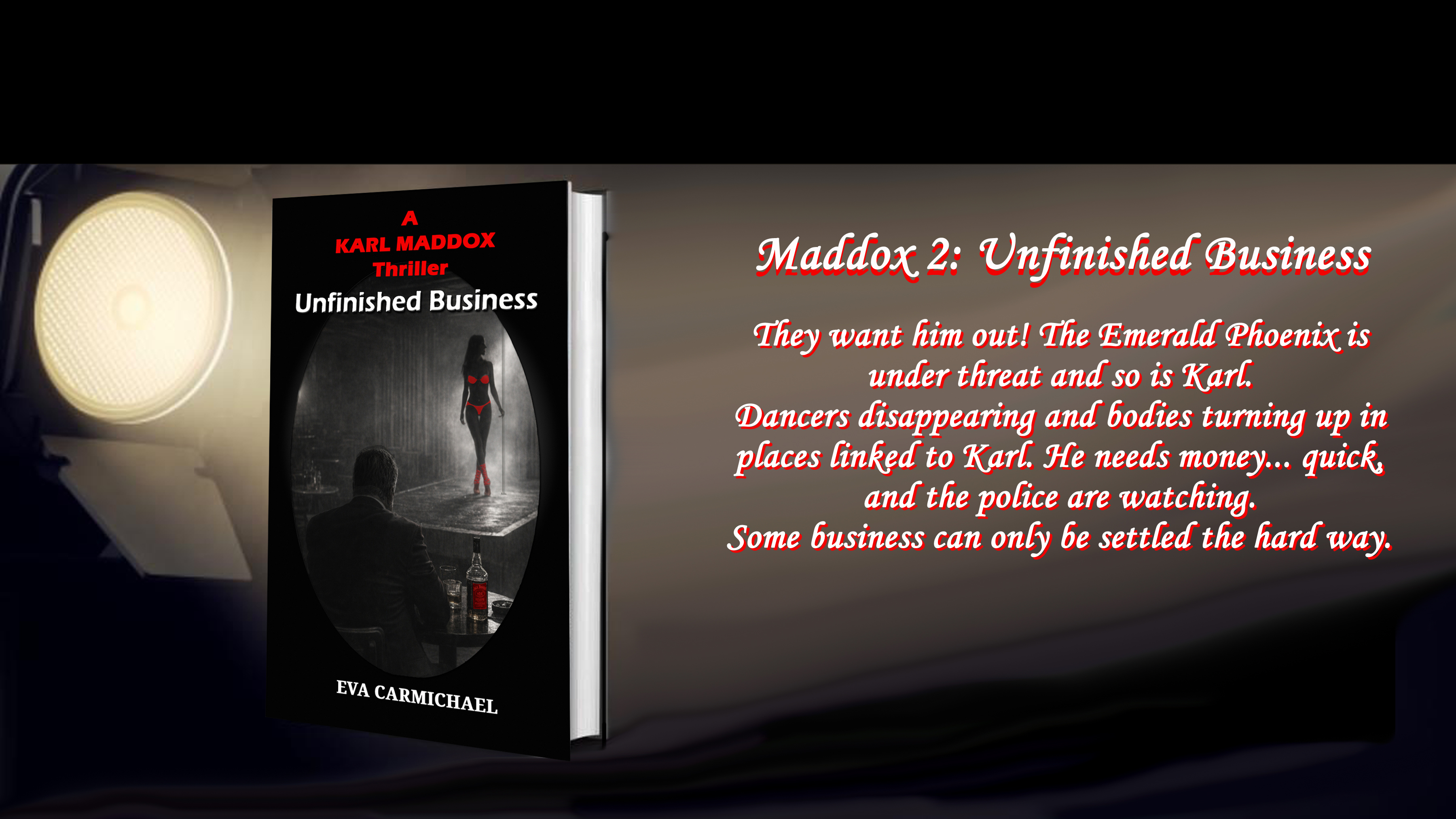 text review of MADDOX written by Eva Carmichael